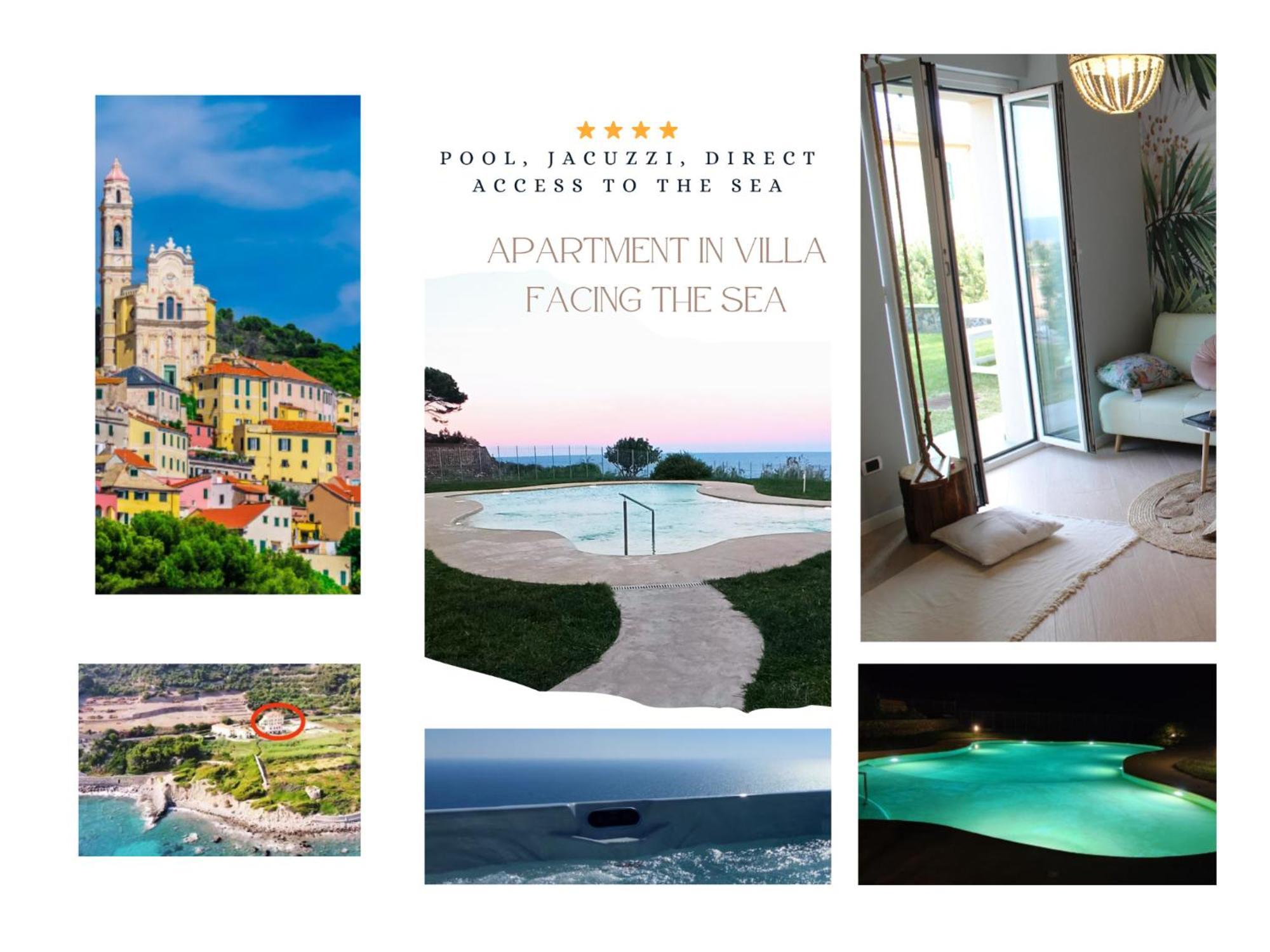 Cluxury-Torre Dei Saraceni Boutique Apt By The Sea Beach, Pool,Private Jacuzzi, Parking Cervo Exteriér fotografie