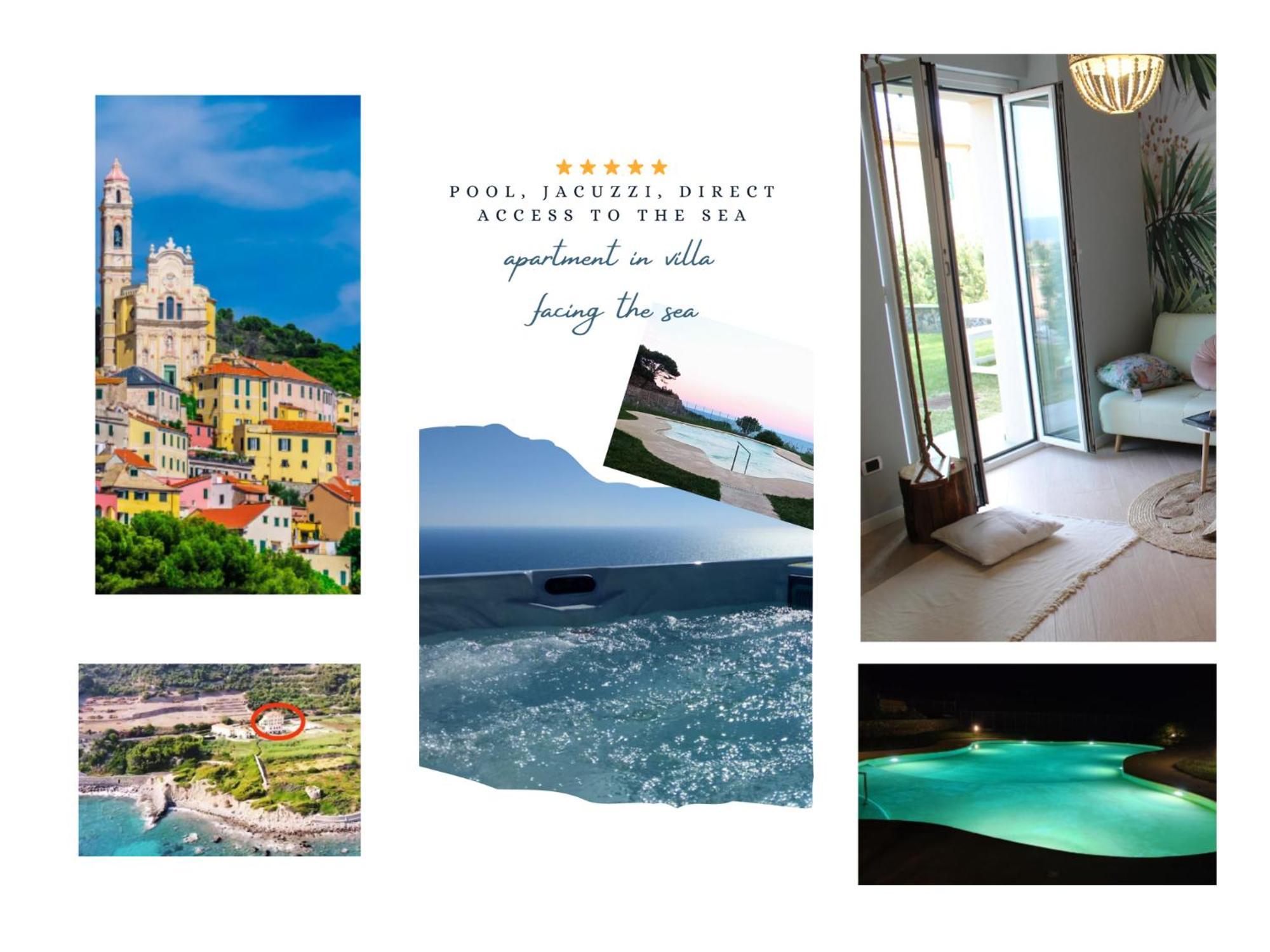 Cluxury-Torre Dei Saraceni Boutique Apt By The Sea Beach, Pool,Private Jacuzzi, Parking Cervo Exteriér fotografie